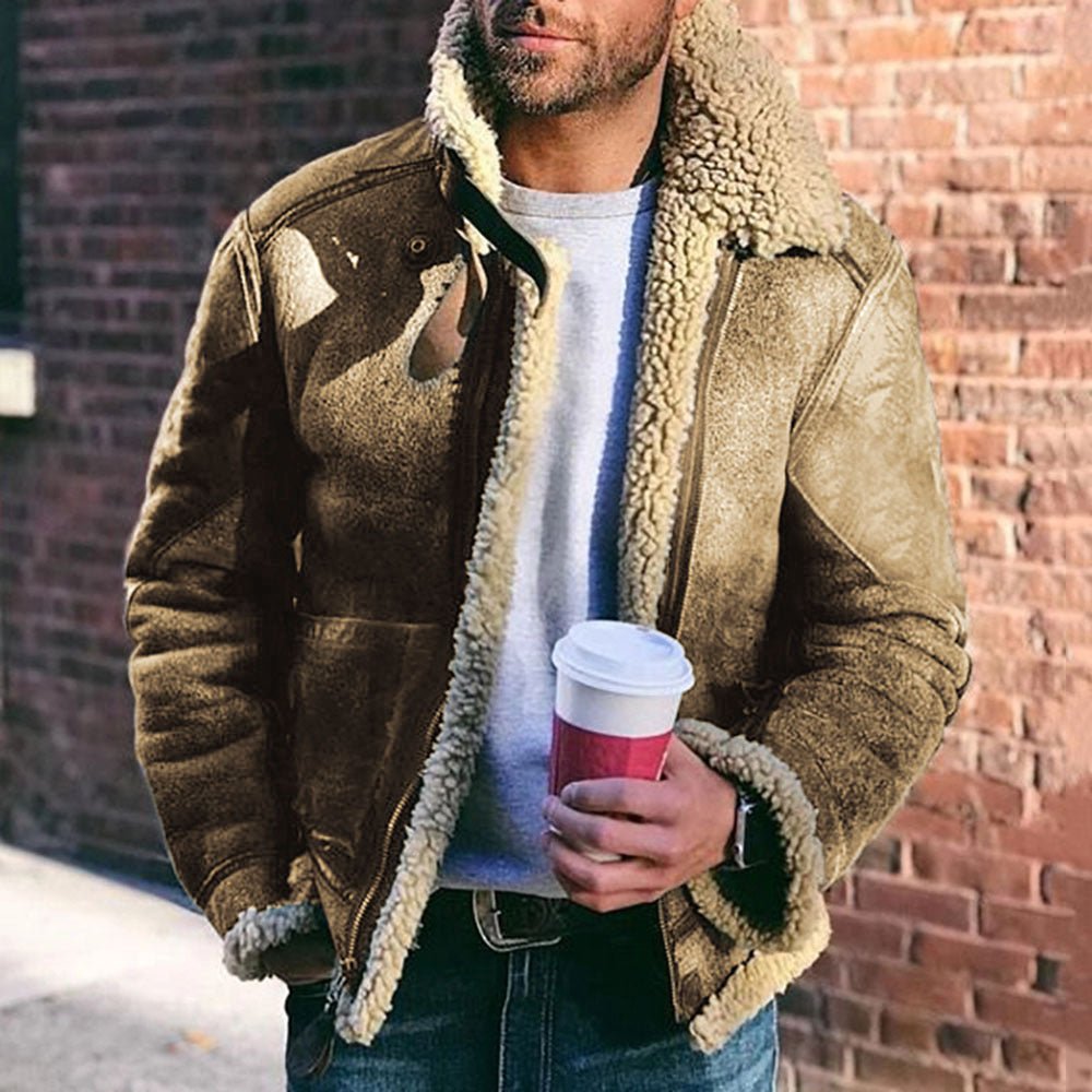 Herren-Jacke Im Lammfell-Stil - Thies