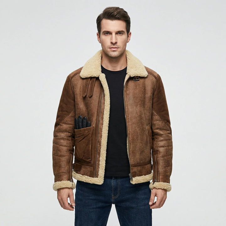 Herren-Jacke Im Lammfell-Stil - Thies