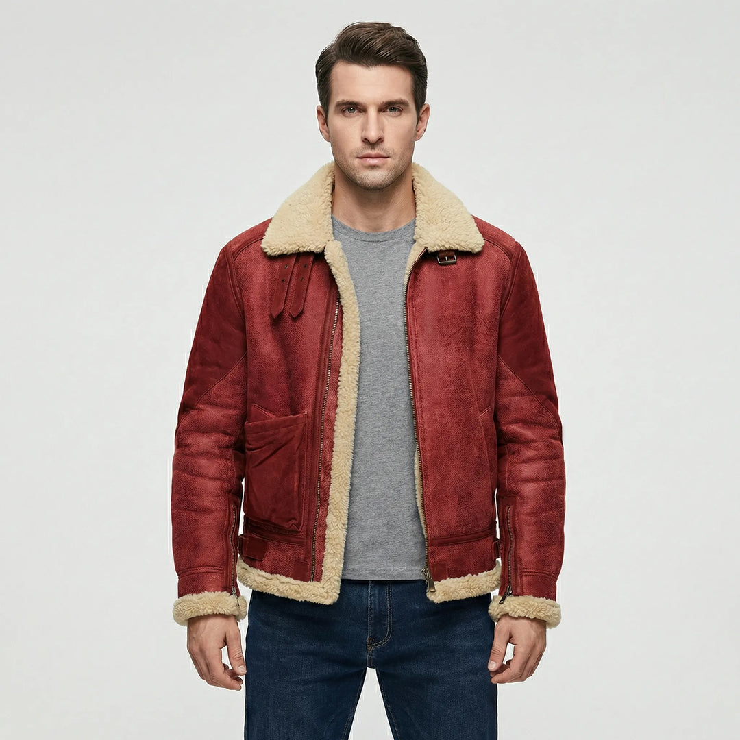 Herren-Jacke Im Lammfell-Stil - Thies