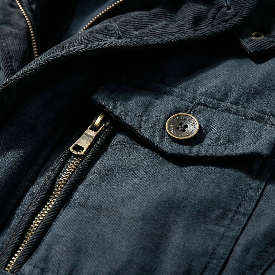 Herren-Parka Mit Kapuze Und Bündchen - Carlos
