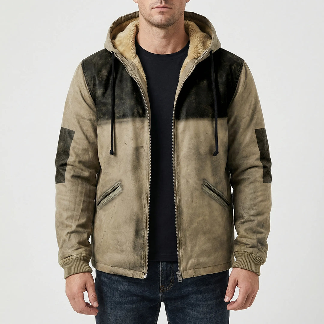 Herren Kapuzenjacke Mit Geradem Schnitt - Rasmus