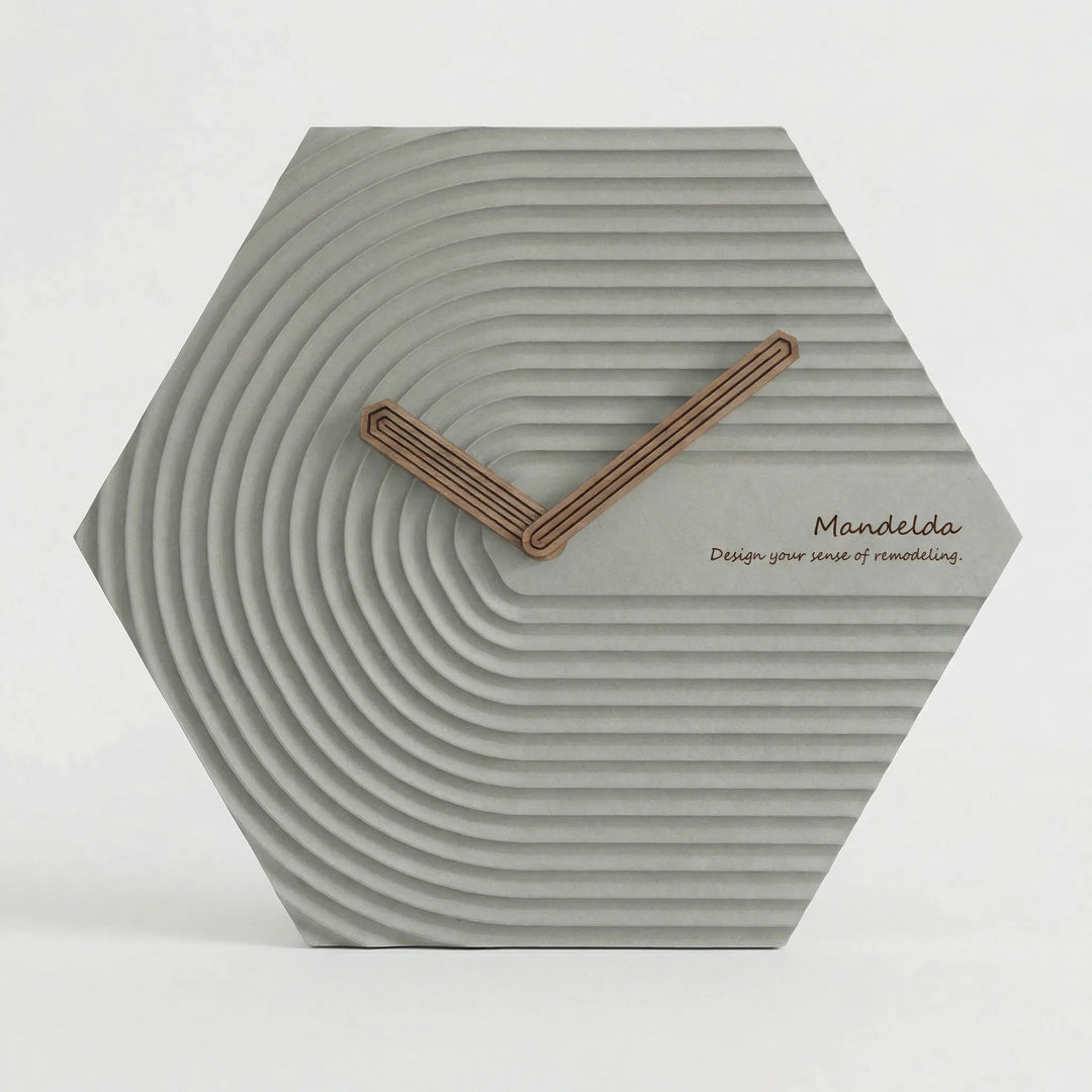 Hexagonal Modern Wall Clock - HexaPulse