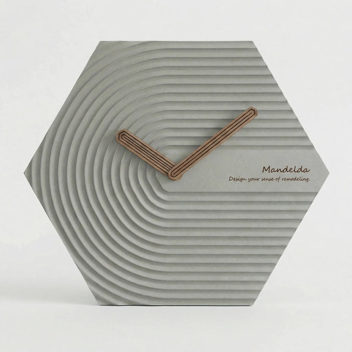 Hexagonal Modern Wall Clock - HexaPulse