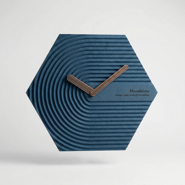 Hexagonal Modern Wall Clock - HexaPulse