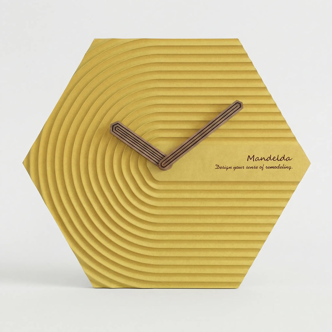 Hexagonal Modern Wall Clock - HexaPulse