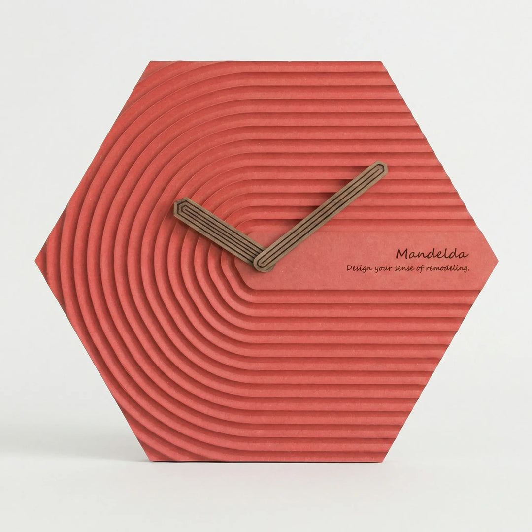 Hexagonal Modern Wall Clock - HexaPulse