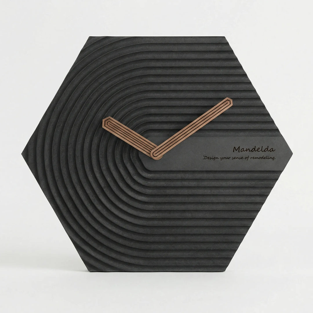 Hexagonal Modern Wall Clock - HexaPulse