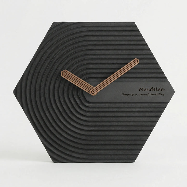 Hexagonal Modern Wall Clock - HexaPulse