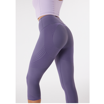 High-Compression Capri Gym Leggings - Cristina