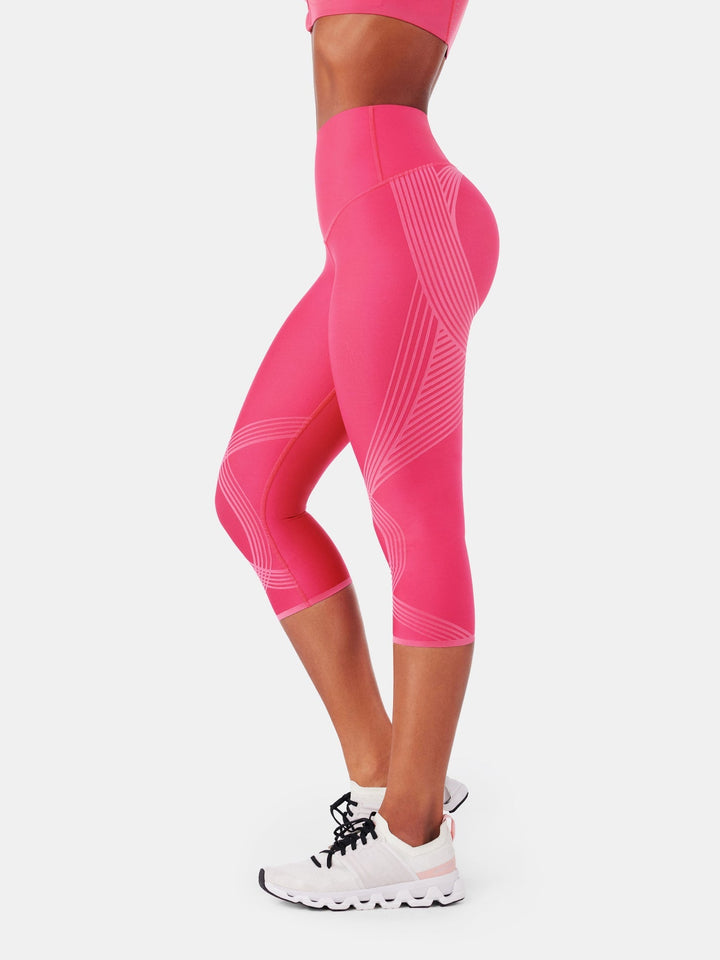 High-Compression Capri Gym Leggings - Cristina