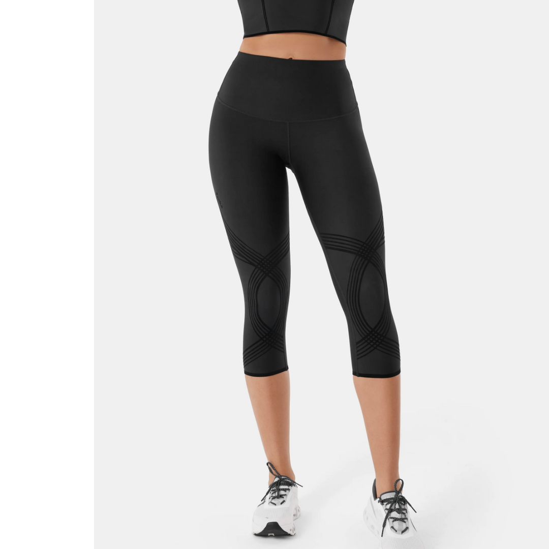 High-Compression Capri Gym Leggings - Cristina