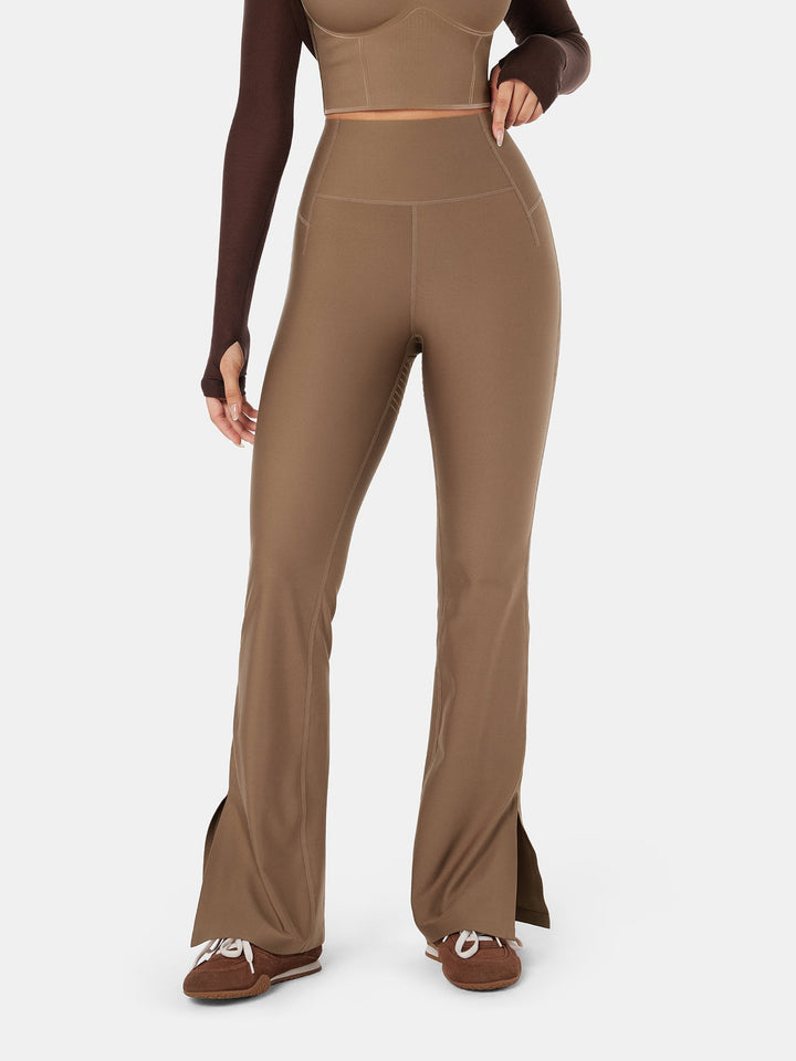 High-Rise Flared Workout Leggings - Grace