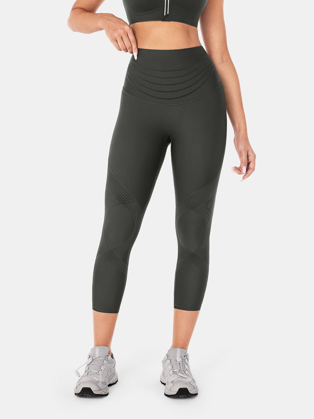 High-Rise Reversible Gym Leggings - Audrey