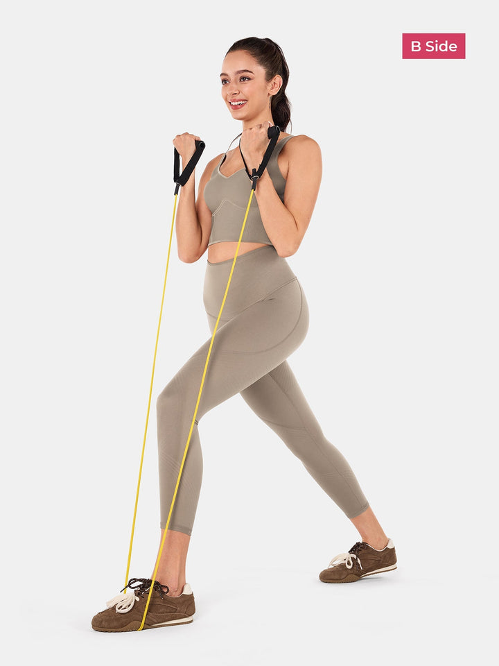 High-Rise Reversible Gym Leggings - Audrey