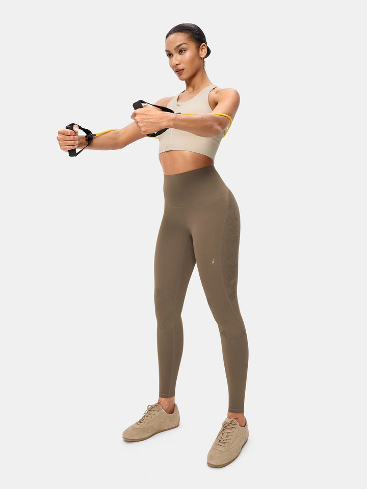 High-Waisted Sculpting Gym Leggings - Cynthia