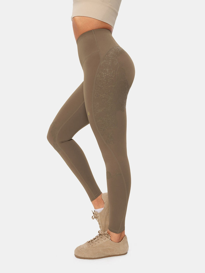 High-Waisted Sculpting Gym Leggings - Cynthia