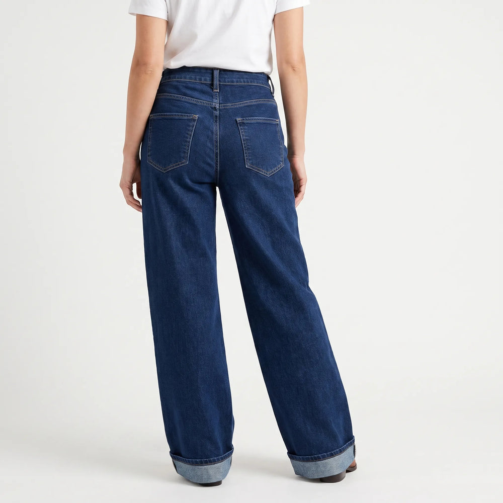High-Waisted Wide Leg Jeans -  Sophie