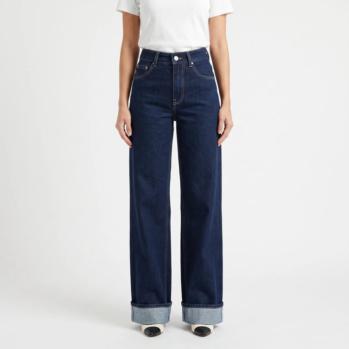 High-Waisted Wide Leg Jeans -  Sophie