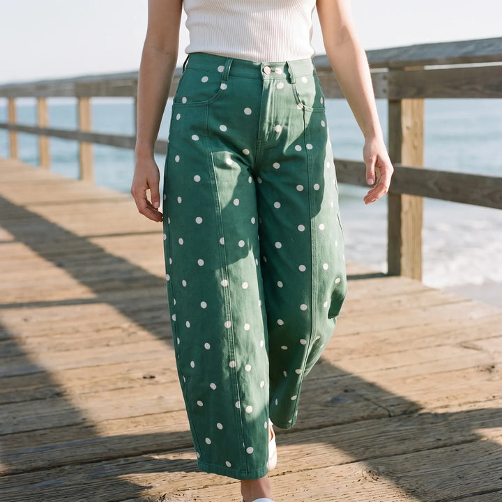 High Waisted Barrel Jeans -  Sonya