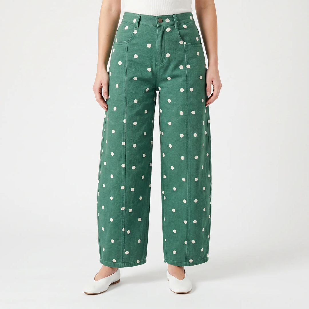 High Waisted Barrel Jeans -  Sonya