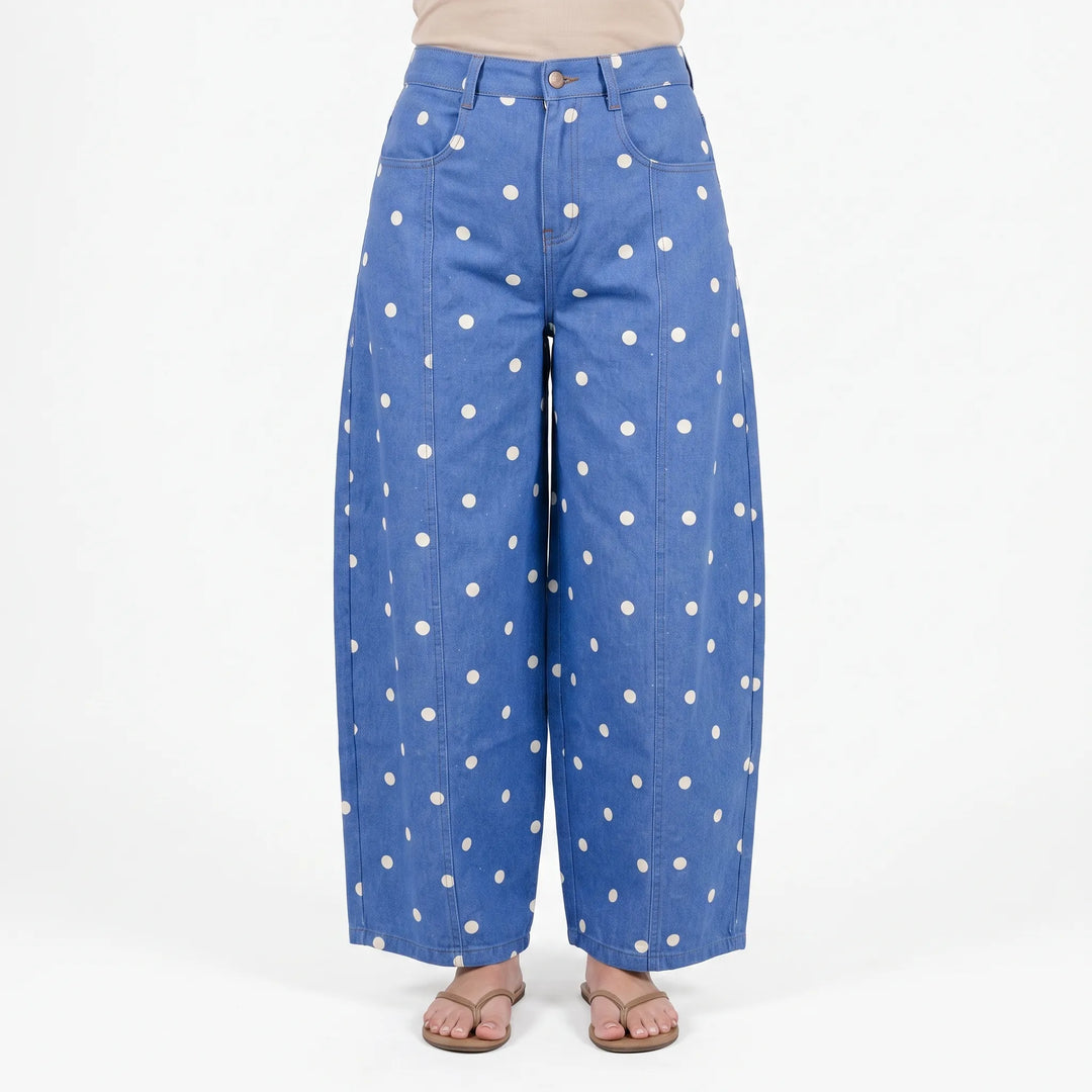 High Waisted Barrel Jeans -  Sonya
