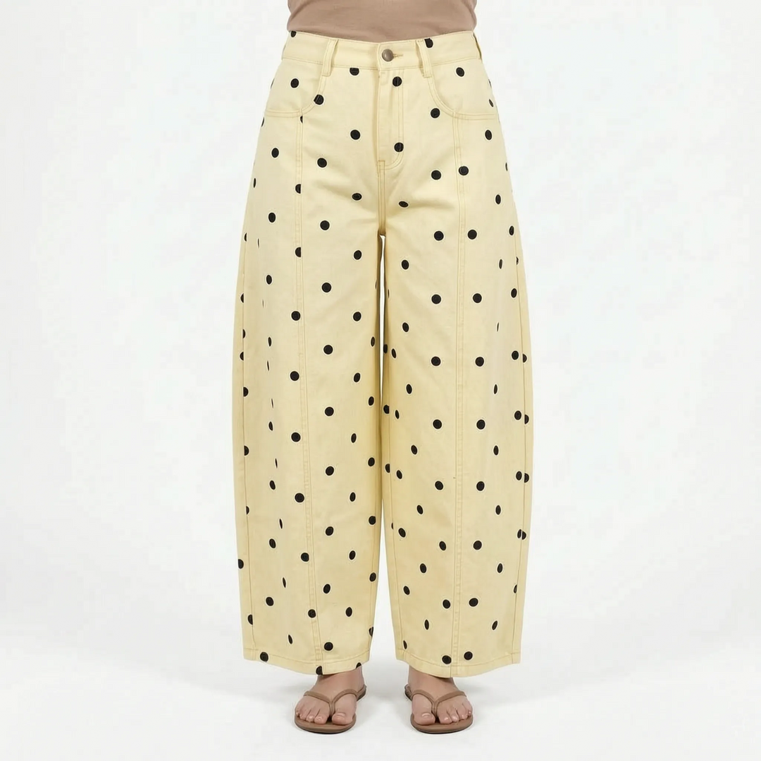 High Waisted Barrel Jeans -  Sonya