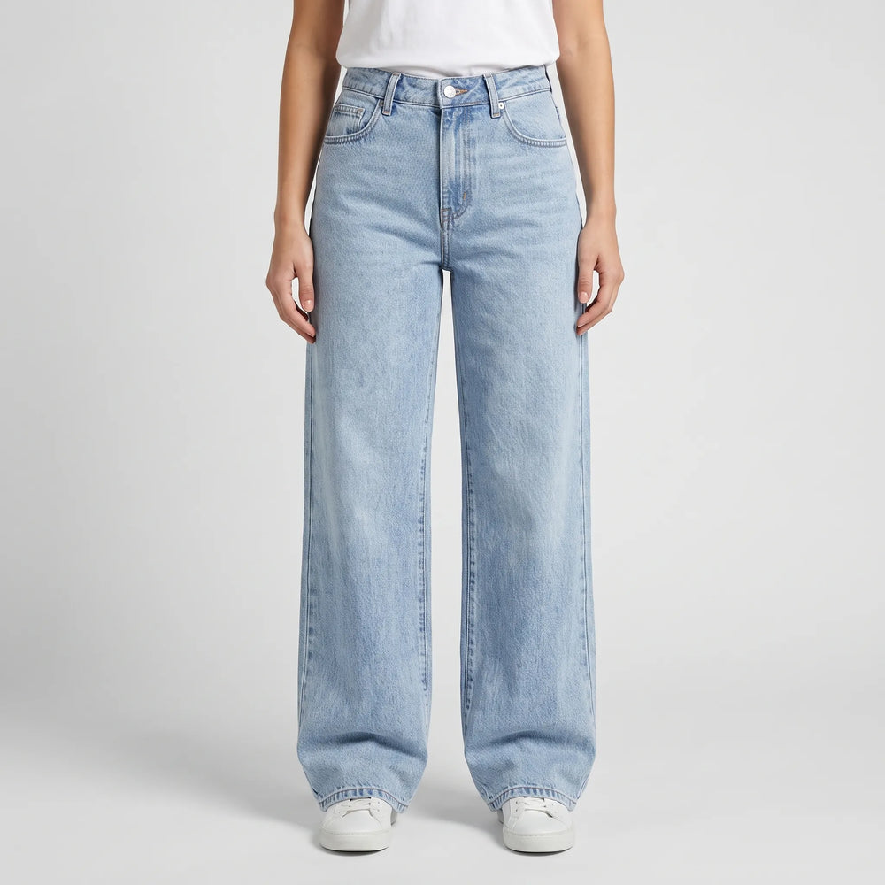 High Waisted Wide Leg Jeans -  Ethel