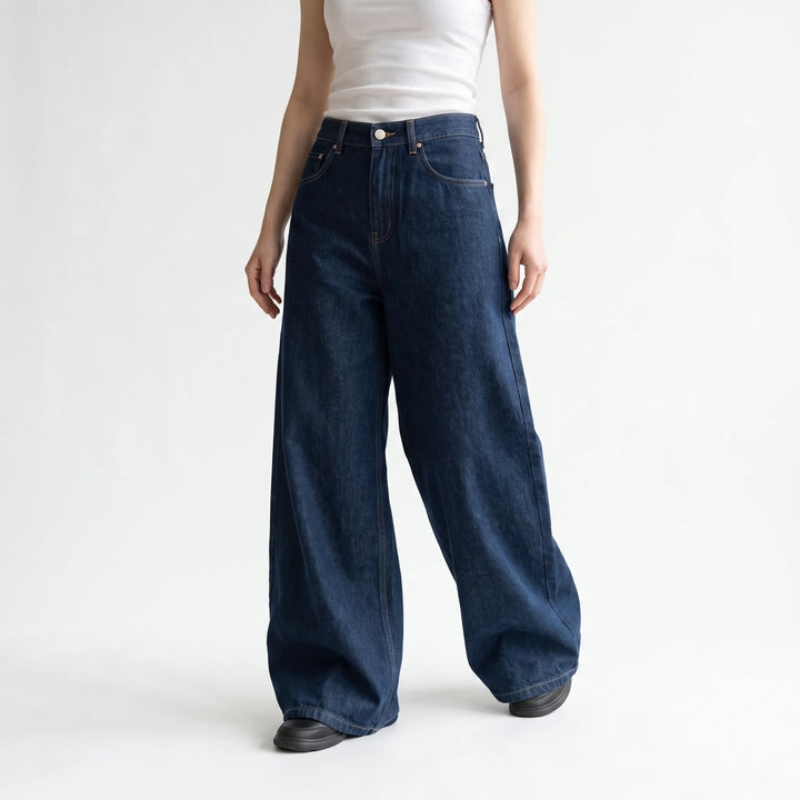 High Waisted Wide Leg Jeans -  Iris