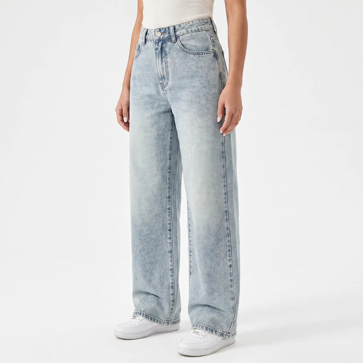 High Waisted Wide Leg Jeans -  May