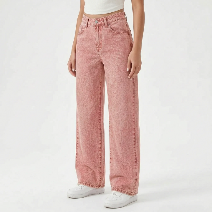 High Waisted Wide Leg Jeans -  May
