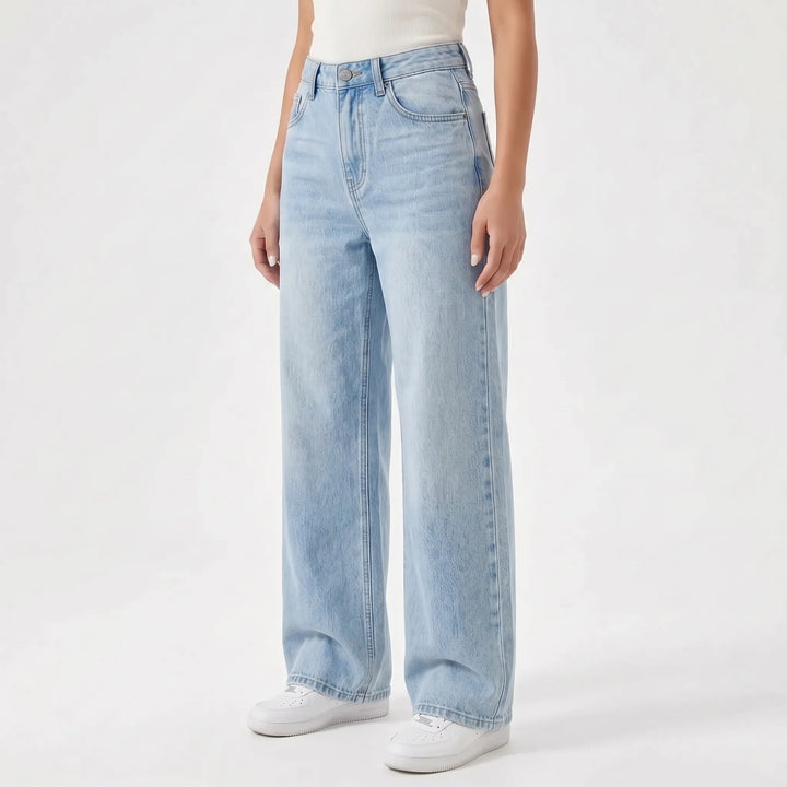 High Waisted Wide Leg Jeans -  May