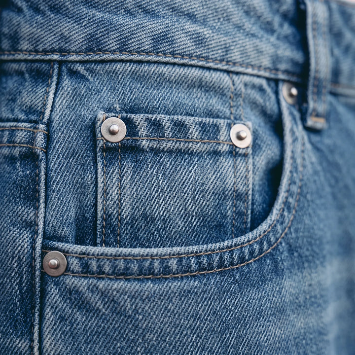 High Waisted Wide Leg Jeans -  Renee
