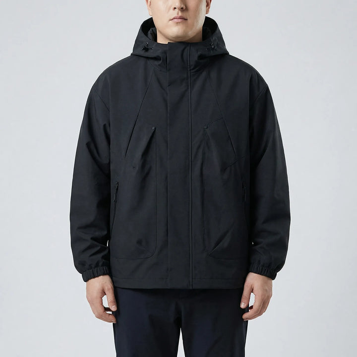 Hooded Oversized Windbreaker Jacket - Adrian