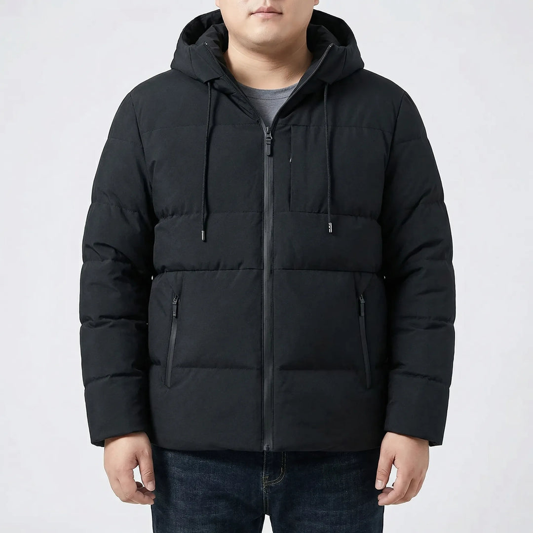 Hooded Padded Puffer Jacket For Men - Gustavo