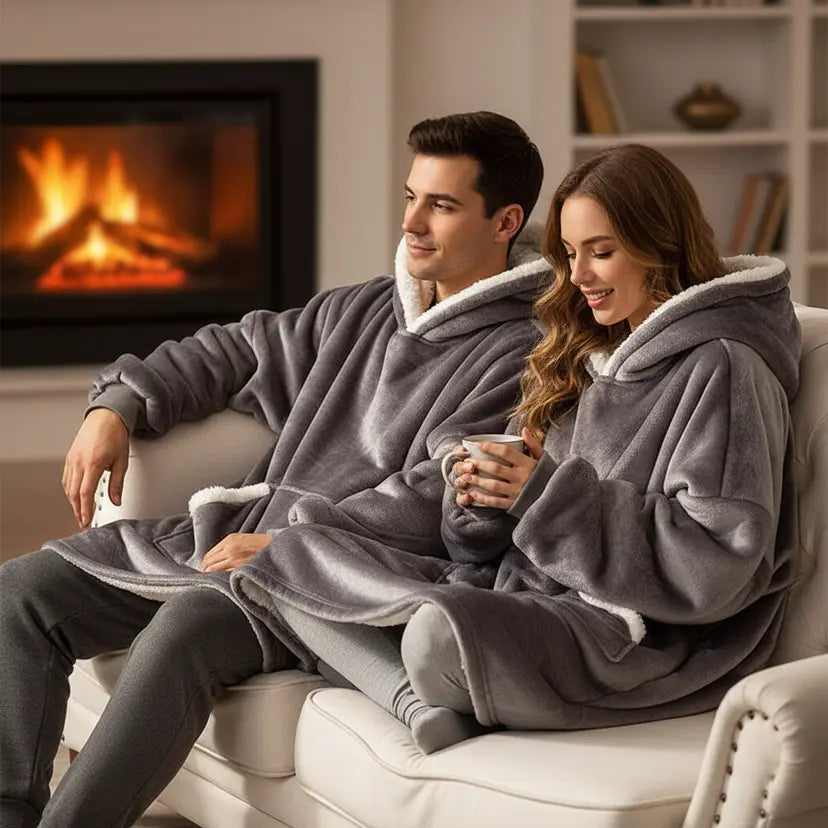 Hoodie and Blanket Combined - Snuggle Blanket