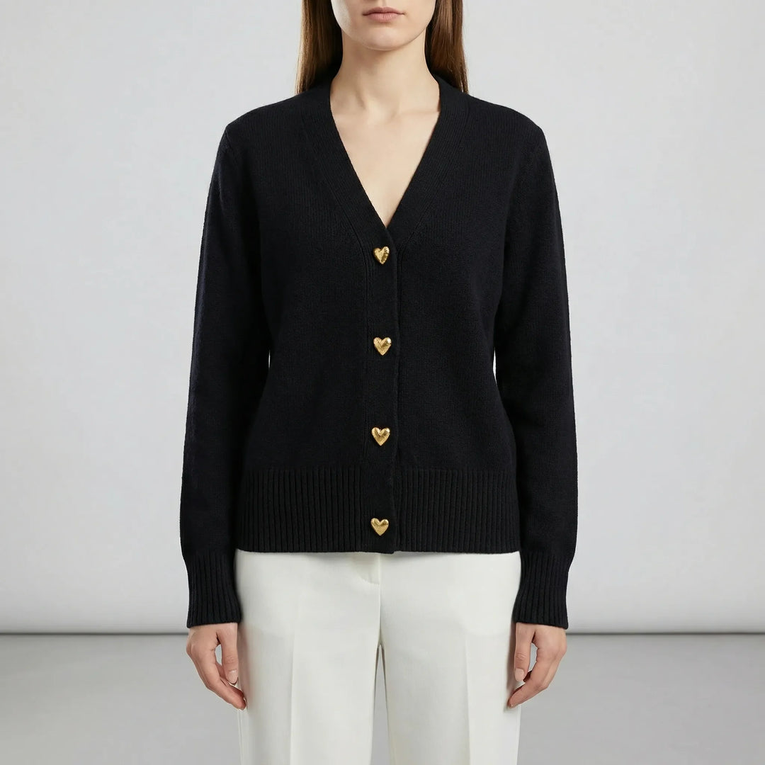 Hüftlanger Cardigan Mit Knopfleiste - Frida