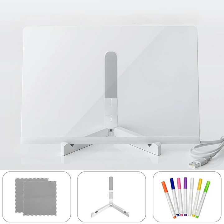 Illuminated Acrylic Drawing Board - GlowSketcha