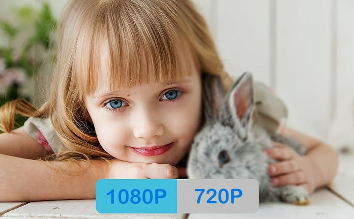 Black indoor camera detail showing video quality