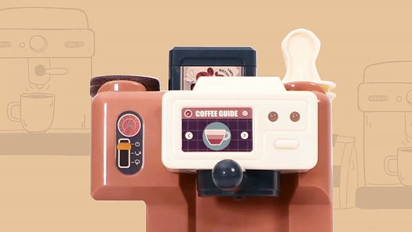 Interactive Children's Coffee Station Toy - Cafekins
