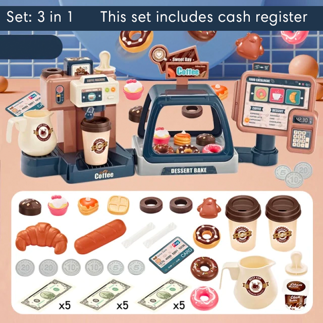 Interactive Children's Coffee Station Toy - Cafekins