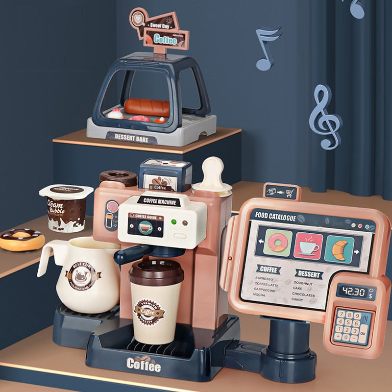 Interactive Children's Coffee Station Toy - Cafekins