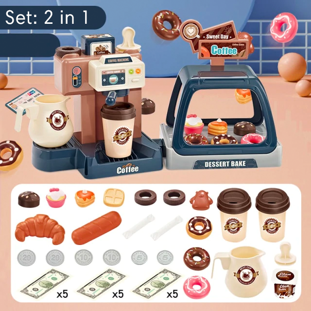 Interactive Children's Coffee Station Toy - Cafekins