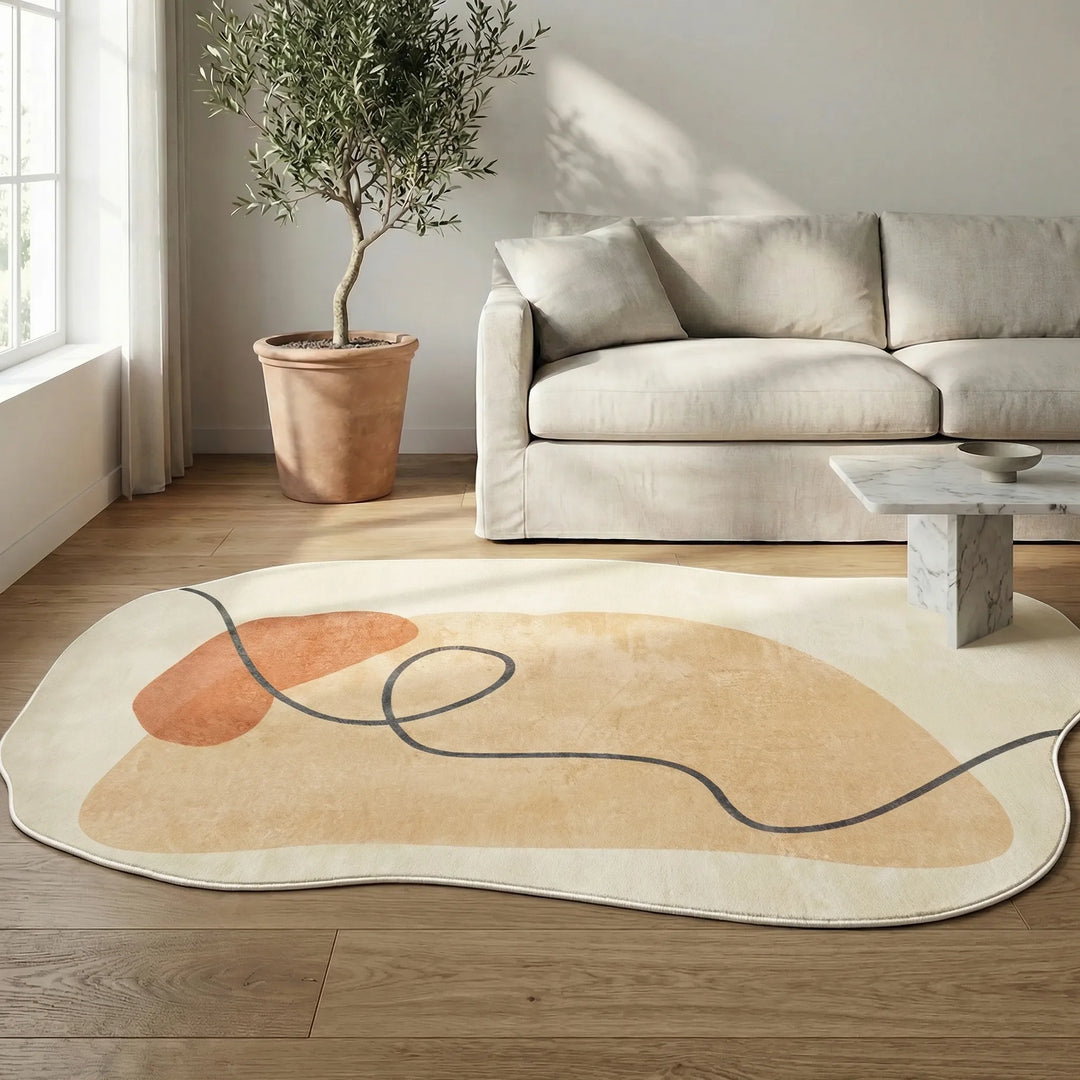 Irregular Shape Area Rug - VelvoraRug