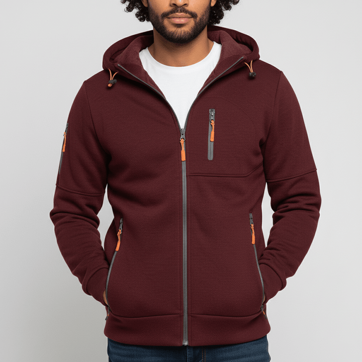 Kapuzenjacke Mit Durchgehreißverschluss - Noel