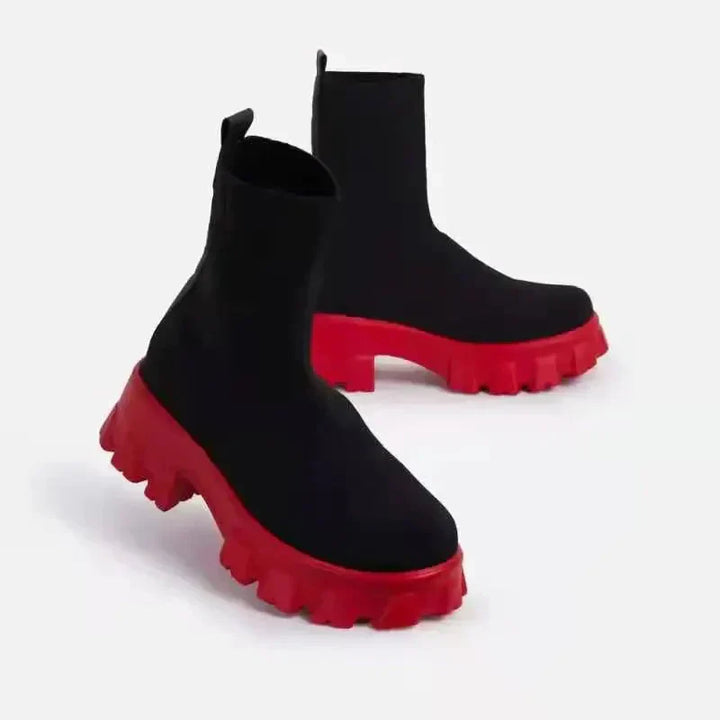 Ankle boots with chunky profile soles - Karolina