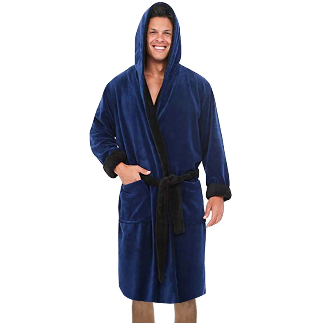 Kimono-Style Belted Bath Robe - Mario