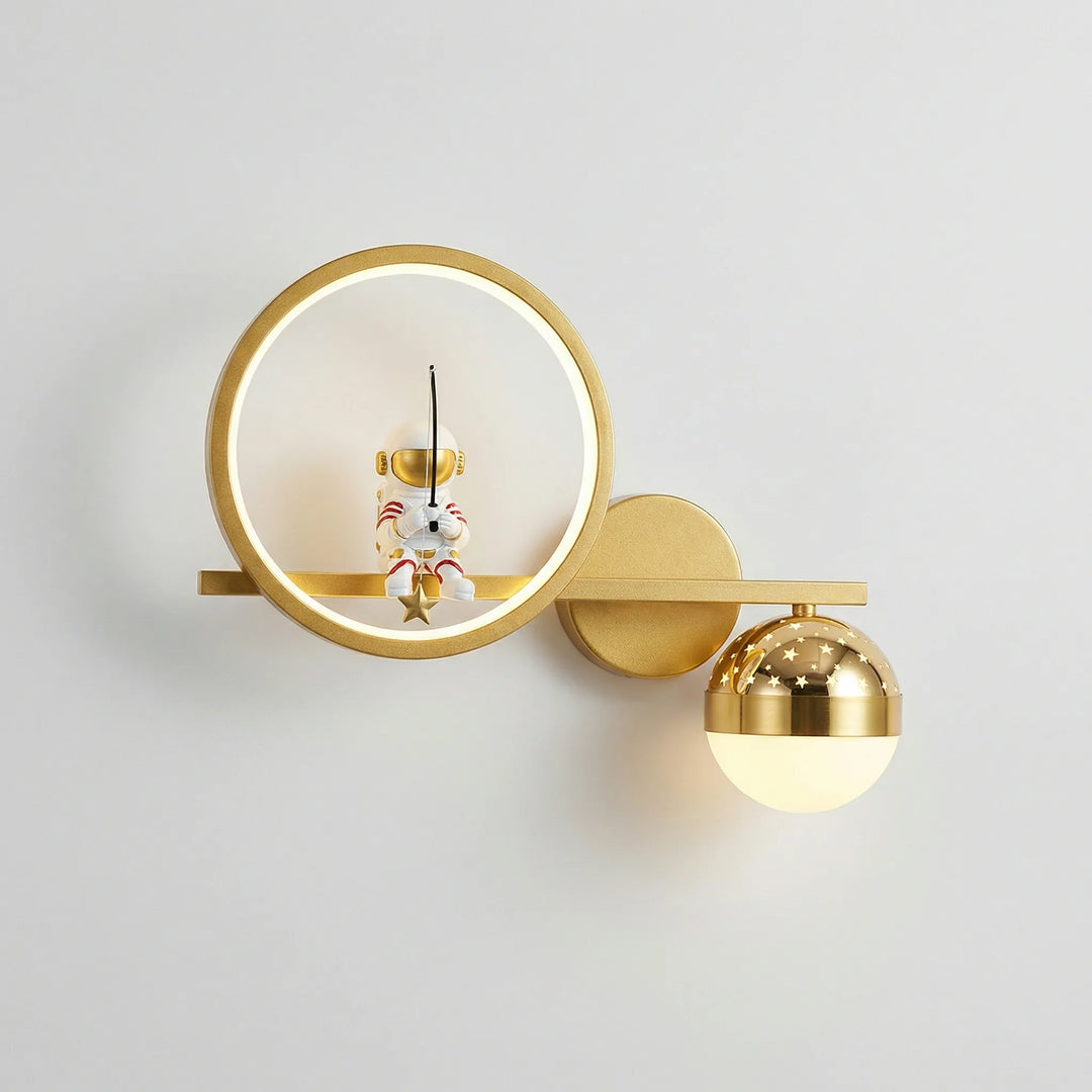 Kinderkamer Wandlamp Met Astronautenontwerp - Cosmoglow