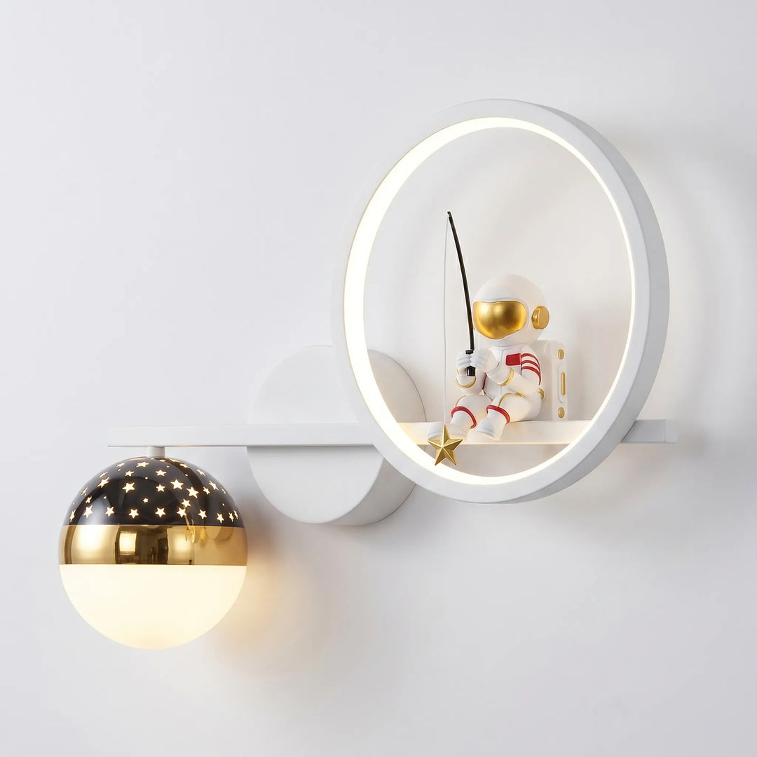 Kinderkamer Wandlamp Met Astronautenontwerp - Cosmoglow