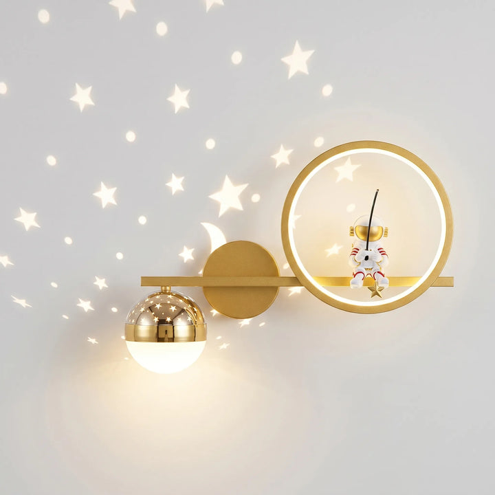 Kinderkamer Wandlamp Met Astronautenontwerp - Cosmoglow