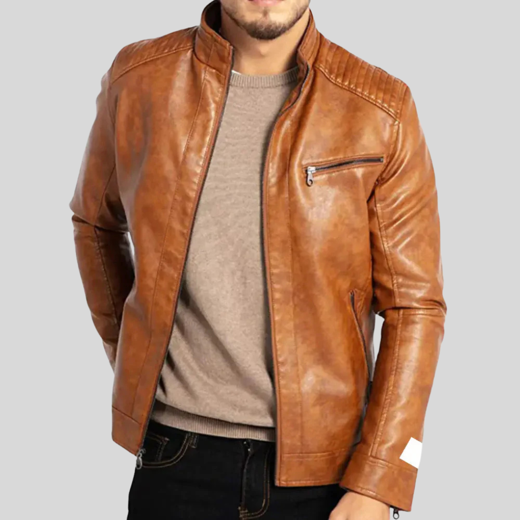 Klassische Herrenjacke Im Bikerstil - Janis